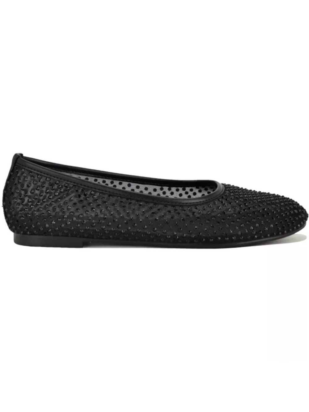 a new day Black Studded Ballet Flat